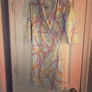 J. McLaughlin Sz M chain dress